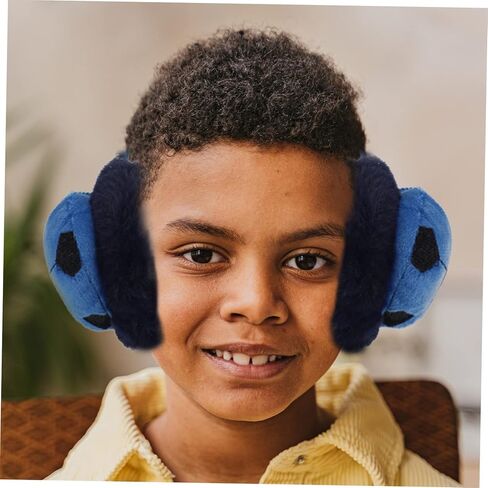 Galpada 1pc Boy Girl Cartoon Earshield Earmuff Winter Warm Warm في الهواء الطلق لتدفئة الأذن لتصميم أولاد كرة القدم ودافئ للطقس البارد in Kuwait