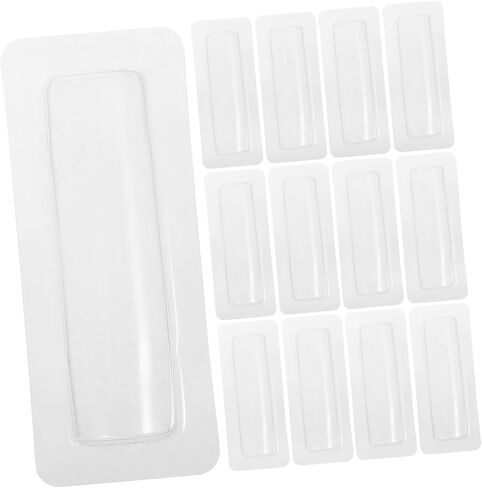 50Pcs Transparent Lip Balm Pouches DIY Dome Money Holders Clear Money Holders for Cash Cards Crafts Compact Lightweight Design for Everyday Use in Saudi Arabia