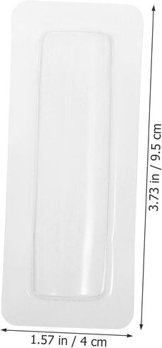 50Pcs Transparent Lip Balm Pouches DIY Dome Money Holders Clear Money Holders for Cash Cards Crafts Compact Lightweight Design for Everyday Use in Saudi Arabia