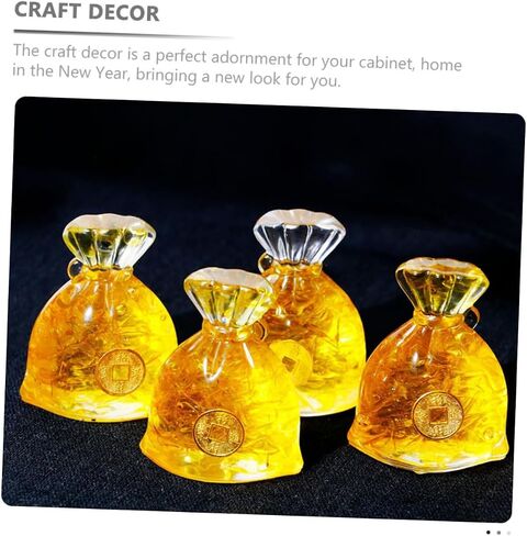 Healifty Chinese Style Money Bag Decorative Figurine for Home Adornment Unique Luck Bag Design for Spring Festival Tabletop Decor for Friends and Lovers Material in Saudi Arabia
