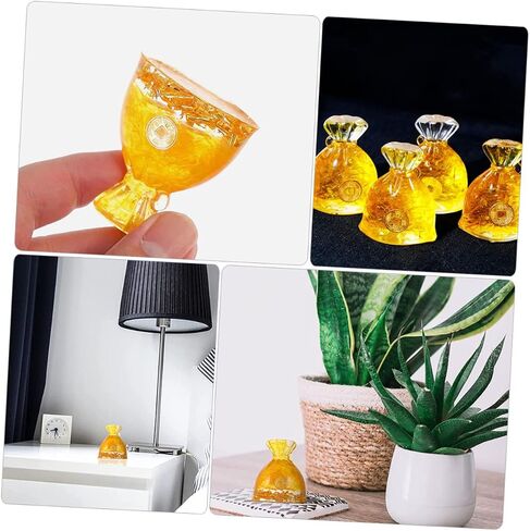 Healifty Chinese Style Money Bag Decorative Figurine for Home Adornment Unique Luck Bag Design for Spring Festival Tabletop Decor for Friends and Lovers Material in Saudi Arabia