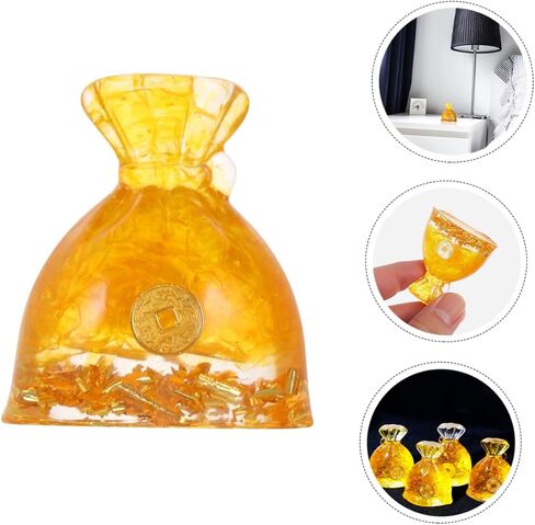 Healifty Chinese Style Money Bag Decorative Figurine for Home Adornment Unique Luck Bag Design for Spring Festival Tabletop Decor for Friends and Lovers Material in Saudi Arabia