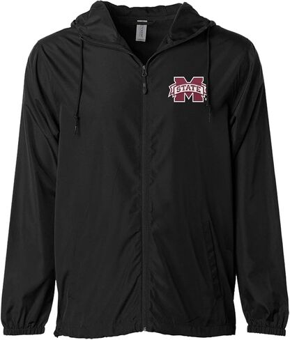 Sorority Letters Shop Mississippi State University Lightweight Windbreaker Jacket embroidered with MSU M in Saudi Arabia