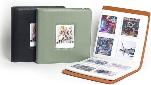 ASIXXSIX PU Leather Photo Photo Book for Wide 300 400 90x110mm Photos ، 36 Pages يحتفظ 288 صورة ، للتخزين في الذاكرة (أسود) in Saudi Arabia