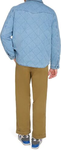 Levi's Men's Diamond Quilted Denim Shacket in Saudi Arabia