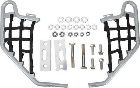 ECOTRIC Aluminum Nerf Bars w/Nets - Compatible with 2008 2009 Honda TRX 700XX in Saudi Arabia