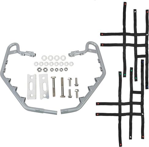 ECOTRIC Aluminum Nerf Bars w/Nets - Compatible with 2008 2009 Honda TRX 700XX in Saudi Arabia