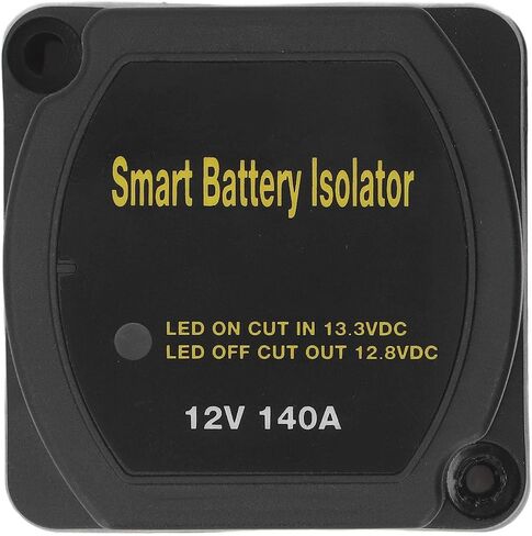 Dual Battery Isolator, VSR Relay, Split Charge Relay, Battery Management Kit, 8m DC12V 140A Auto Manual Mode LED Screen for Truck RV ATV UTV SUV Boat in Saudi Arabia