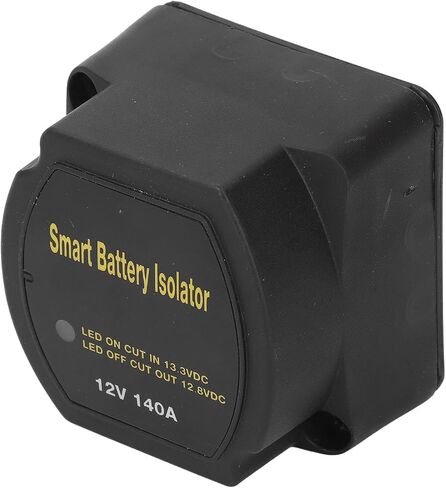 Dual Battery Isolator, VSR Relay, Split Charge Relay, Battery Management Kit, 8m DC12V 140A Auto Manual Mode LED Screen for Truck RV ATV UTV SUV Boat in Saudi Arabia