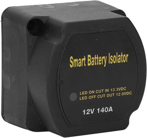 Dual Battery Isolator, VSR Relay, Split Charge Relay, Battery Management Kit, 8m DC12V 140A Auto Manual Mode LED Screen for Truck RV ATV UTV SUV Boat in Saudi Arabia