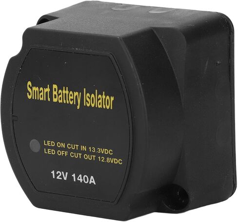Dual Battery Isolator, VSR Relay, Split Charge Relay, Battery Management Kit, 8m DC12V 140A Auto Manual Mode LED Screen for Truck RV ATV UTV SUV Boat in Saudi Arabia
