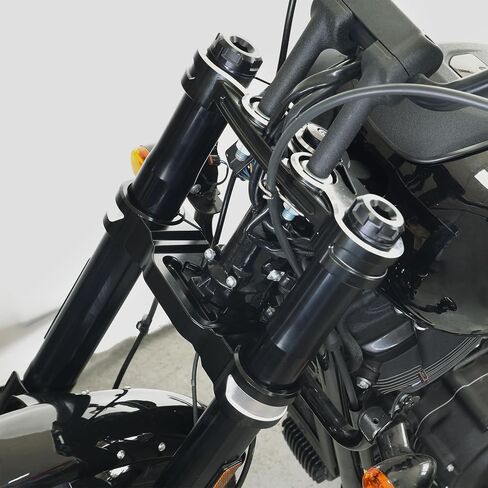 TCT-MOTORPARTS TRIPLE TRIPLE FORKS وشوكات الأشجار الثلاثية السفلى مناسبة لـ Harley Low Rider S FXLRS 20-25 St Fxlrst 2022-2025 in Kuwait