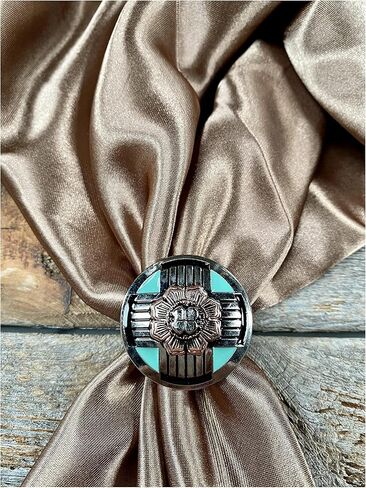Rodeo Drive Western Wild Rag Scarf Slide Concho in Saudi Arabia