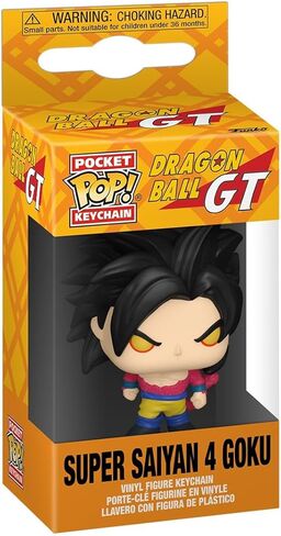 Funko Pop! Keychain: Dragon Ball GT - Super Saiyan 4 Goku Novelty Keyring - Collectable Mini Figure - Stocking Filler - Gift Idea - Official Merchandise - Anime Fans - Backpack Decor in Saudi Arabia