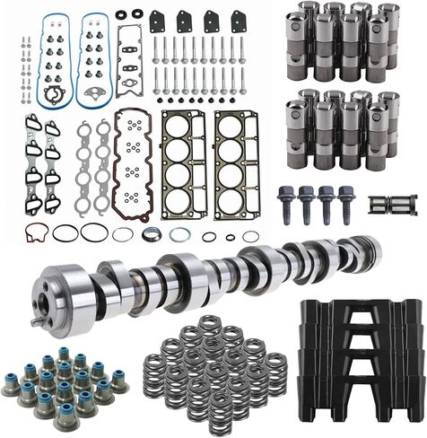 E-1841-P Sloppy Stage 3 Camshamtamts Gufkets Kit Springs Kit To To Chevy Silverado Express Suburban GMC Sierra Savana LS1 6.0L 6.2L .595 "أسطوانة هيدروليكية in Kuwait