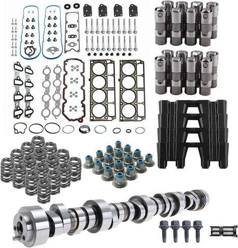 E-1841-P Sloppy Stage 3 Camshamtamts Gufkets Kit Springs Kit To To Chevy Silverado Express Suburban GMC Sierra Savana LS1 6.0L 6.2L .595 "أسطوانة هيدروليكية in Kuwait