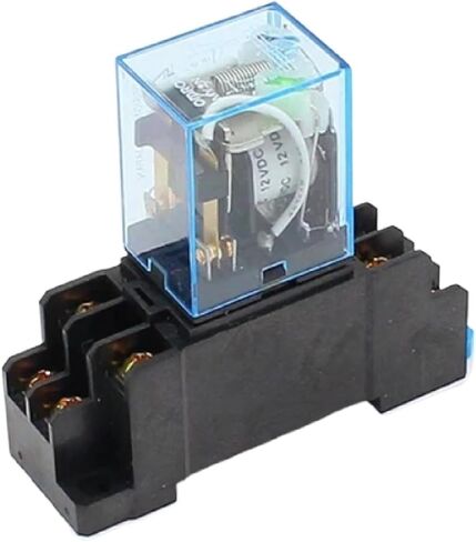 MY2P HH52P MY2NJ Relay Coil General Purpose DPDT Micro mini Relay with Socket Base Holder 220VAC in Saudi Arabia
