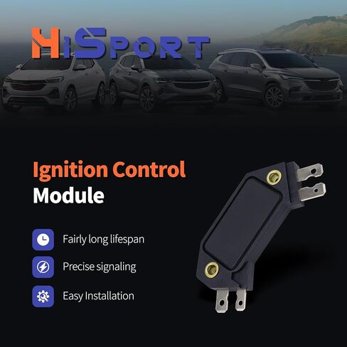 HiSport Ignition Control Module - Compatible with Jeep GMC Lancia Replaces 10482820 1875990 19180771 D1906 DS10071 DR100 in Saudi Arabia