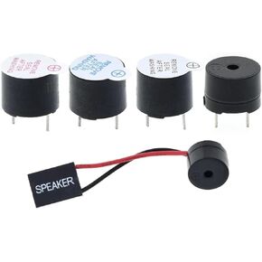 10pcs active buzzer 3V/5V/12V/16r TMB12A03 TMB12A05 TMB12A12 نغمة صافرة طويلة مستمرة 12095 12 * 9.5 ملم (5V نشط الجرس) in Saudi Arabia