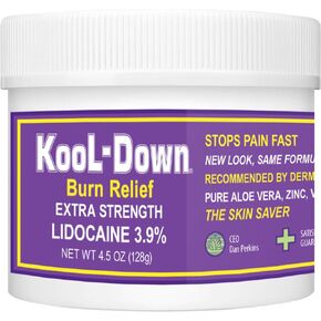 Numbing Cream | Itch, Burn, & Sting Relief | Maximum Strength Lidocaine | 4.5 oz | Kool-Down in Saudi Arabia