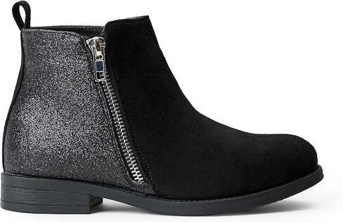 FabKids Girls Ankle Boots Short Booties Side Zipper Riding Boot Low Heels Dress Boot Shoes for Kids in Kuwait