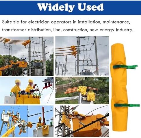 High Voltage Insulation Blanket - Non-Slip Electrical Mat for Power Stations, Cable Laying & Factory Use, Insulating Protection Kit (400V, 80x100cm / 31.5x39.4 inches) in Kuwait