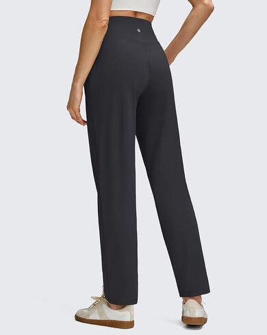 G4free Shiftready Onkle Women's Disual Pants مع جيوب مدببة الساق مطوية بنطلون عالي الخصر للعمل في السفر غير الرسمي in Kuwait