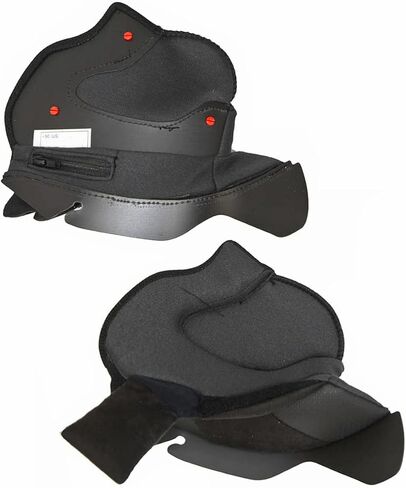 HJC i90 Helmet Cheek Pads Black 3XL (20mm) in Saudi Arabia