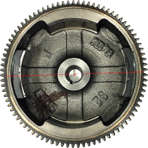 Flywheel with Gear and Magneto for Electric Start Honda GX160 GX200 5.5HP 6.5HP 31100-ZE1-810M for Gas Engine 163CC 196CC 168F Made in China in Saudi Arabia