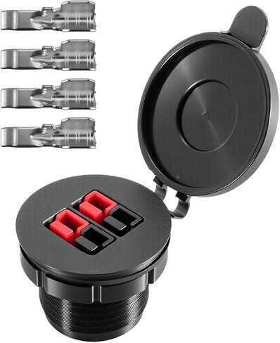 موصلات سلك Connect Quick Connect متوافقة مع موصلات Anderson ، غطاء مقاوم للماء Double Mount Mount in Kuwait