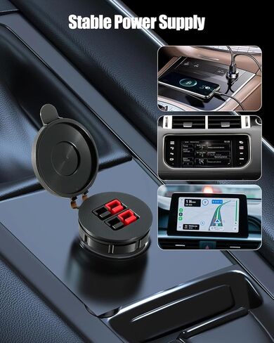 موصلات سلك Connect Quick Connect متوافقة مع موصلات Anderson ، غطاء مقاوم للماء Double Mount Mount in Kuwait