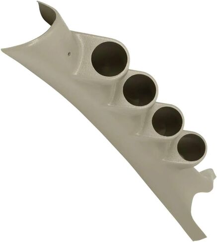 Glowshift Taupe Quad Bawge Gauge Pod متوافق مع دودج رام كامينز 1500 2500 3500 2003-2009 - ملون المصنع متطابق - محمي الأشعة فوق البنفسجية - ABS البلاستيك (4) 2-1/16 "(52 مم) مقاييس in Kuwait