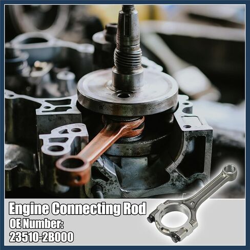 Engine Connecting Rod Replacement for Kia Soul Rio for Hyundai Veloster 1.6L 2010-2018 No.23510-2B000 Stylish Design in Saudi Arabia
