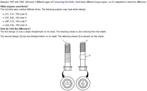Connecting Rod Bolts Set of 16 Compatible with 2007-15 Chevy GM 4.8 5.3 5.7 6.0 6.2 LS1 LS2 LS3 LS6 L99 in Saudi Arabia