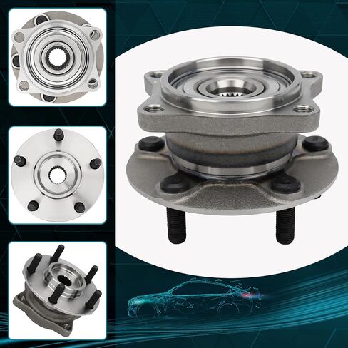 IRONTEK 512291x2 محور العجلة الخلفية ومجموعة المحمل (5 العروات مع oABS AWD) مناسب 2004-2008 لميتسوبيشي إنديفور، 2010-2011 لميتسوبيشي إنديفور قطعتين in Kuwait