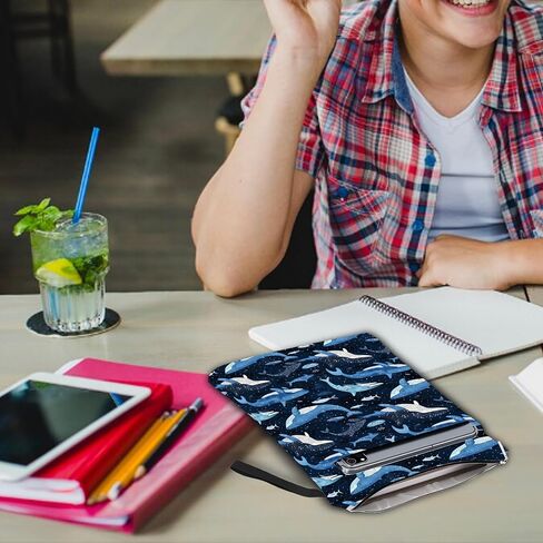 غلاف كتاب الفطر مع سحاب، غطاء كتاب مقاوم للماء، هدية لمحبي الكتب قابلة للغسل للفتيات المراهقات. in Kuwait