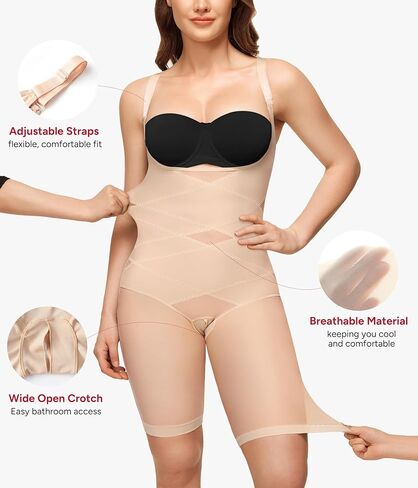 بدلة ملهمة ذات جسم كامل للنساء - تمثال نصفي مفتوح للذوبان البطن in Kuwait