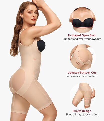 بدلة ملهمة ذات جسم كامل للنساء - تمثال نصفي مفتوح للذوبان البطن in Kuwait