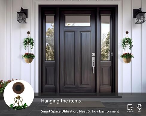 Wreath Door Hanger, Suction Cup Hooks for Front Door, Windows, Glass – Removable & Reusable Wall Hooks for Kitchens, Bathrooms, Bedrooms, Holiday Decorations, 2-Pack in Saudi Arabia