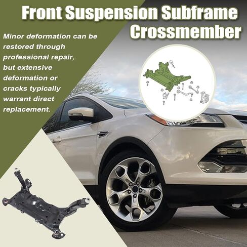 Priprilod Front Suspension Subframe Crossmember Compatible with Ford Escape 2013 2014 2015 2016 2017 2018 2019 in Saudi Arabia