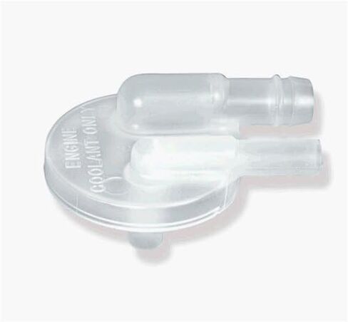 1974-1975, 1980 Radiator Coolant Overflow Bottle Cap, Correct White with 'Engine Coolant Only' in Saudi Arabia
