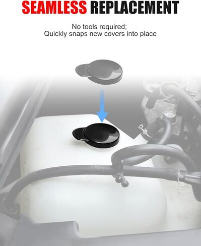 Coolant Overflow Tank Cap Cover Compatible with Yamaha YXZ1000R Wolverine X2 X4 RMAX Viking VI Accessories, Replace #1AA-21815-00-00 in Saudi Arabia