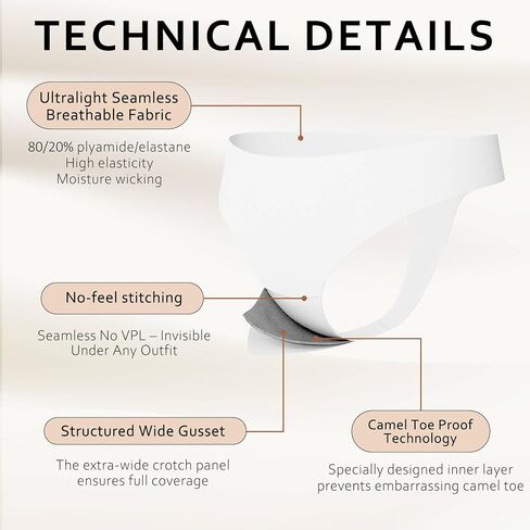 غلاف الجمل الداخلي من مخفي الجمال غلاف الجمل ثونغ سلس السلس G-String Thongs تجريب الملابس الداخلية المضادة in Saudi Arabia