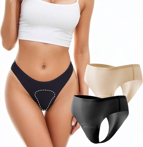 غلاف الجمل الداخلي من مخفي الجمال غلاف الجمل ثونغ سلس السلس G-String Thongs تجريب الملابس الداخلية المضادة in Kuwait