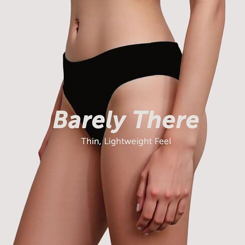 مجموعة ملابس داخلية Hanes Premier ، 6 عبوات ، Thongs No-Show No-Show للنساء ، سراويل داخلية رطوبة الرطوبة in Saudi Arabia