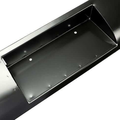 KUAFU Rear Roll Pan Compatible with 1954-1987 Chevy C10 C20 C30 K10 K20 K30 Stepside with License Box w/o License Lamp Holes in Saudi Arabia