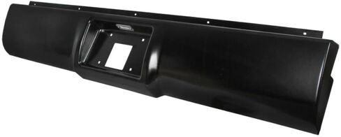 MOTORHOT Black Rear Bumper Roll Pan Compatible with 1988-1998 Chevy GMC C1500 C2500 C3500 K1500 K2500 K3500 w/License LED Light in Kuwait