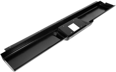 MOTORHOT Black Rear Bumper Roll Pan Compatible with 1988-1998 Chevy GMC C1500 C2500 C3500 K1500 K2500 K3500 w/License LED Light in Kuwait