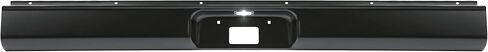 KUAFU Rear Bumper Roll Pan Compatible with 1973-1987 Chevy Chevrolet C/K 10 20 30 Pickup w/License Plate LED Light Fit Fleetside/Styleside Bed Steel Electrophoresis Not fit Stepside in Saudi Arabia