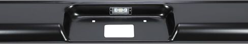 KUAFU Rear Bumper Roll Pan Compatible with 1973-1987 Chevy Chevrolet C/K 10 20 30 Pickup w/License Plate LED Light Fit Fleetside/Styleside Bed Steel Electrophoresis Not fit Stepside in Saudi Arabia